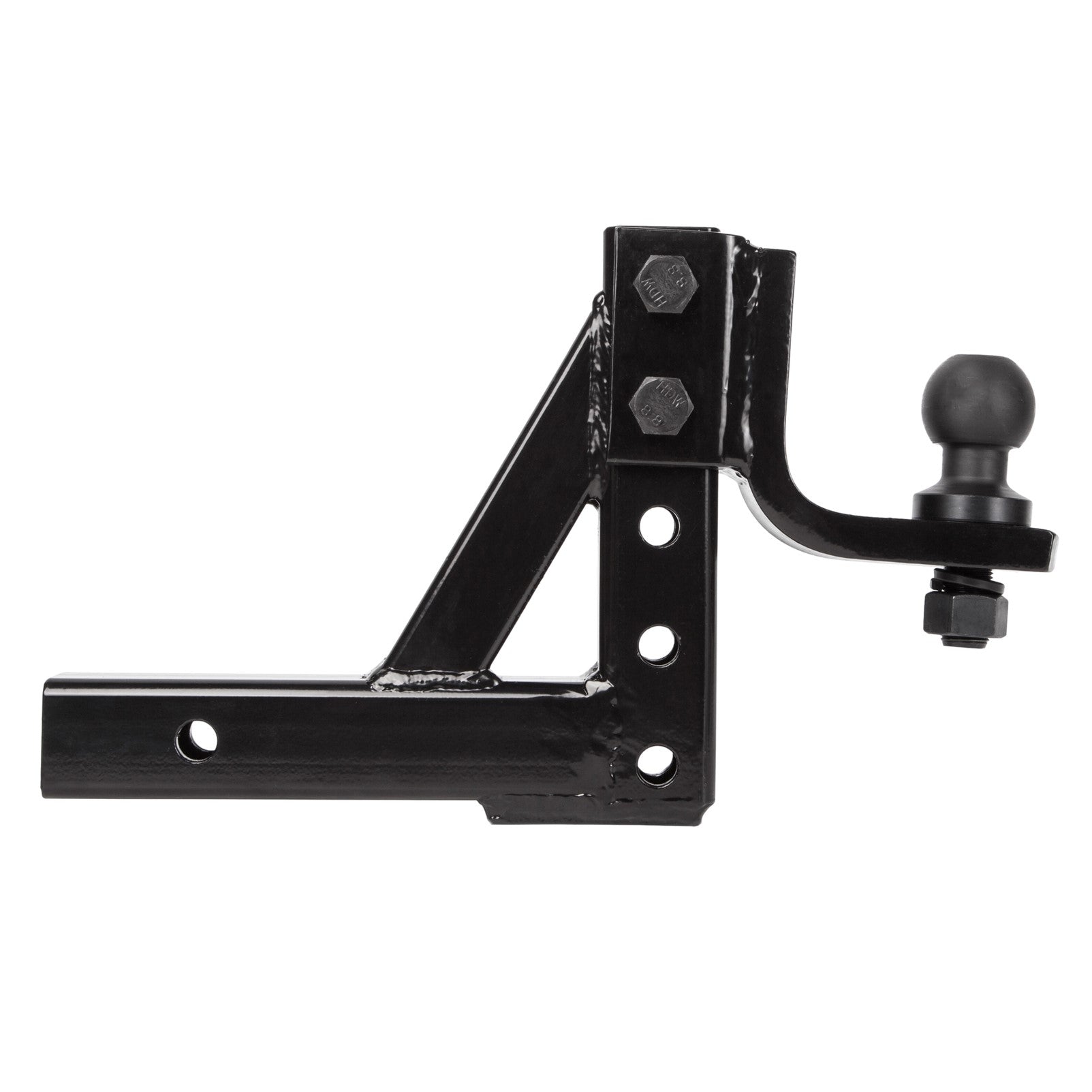 Fiernero 3500KG 16-Position Adjustable Tow Hitch Towbar for 2" Receiver w/ Pin Lock