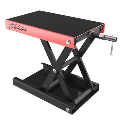 Fiernero 500KG Motorcycle Scissor Lift Jack | Wide Platform for Cruiser Bike Non-Slip Pad