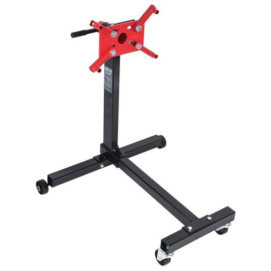 Fiernero 450KG Professional Engine Repair Stand | 360° Rotating Head H-Base Adjustable Arms