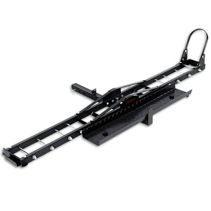 Fiernero 227KG Mid-Towing Hitch Motorcycle Carrier Rack | Self-Storing Ramp