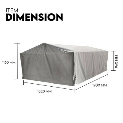 Trailer Cage 6x4 - 900 mm Cover Weatherproof Protection | UV-Resistant