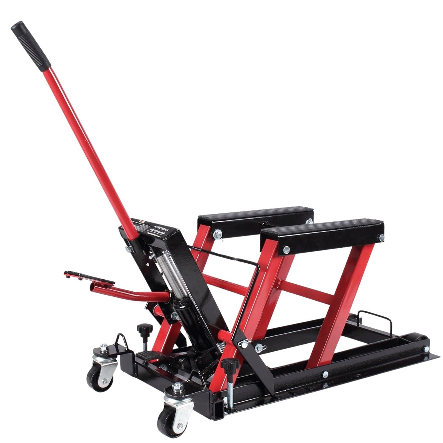 Fiernero 680 kg Hydraulic Scissor Lift for Motorcycle & ATV | Foot-Operated, Safety Lock Bar