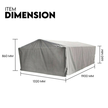 Trailer Cage 6x4 - 600 mm Cover Weatherproof Protection UV-Resistant