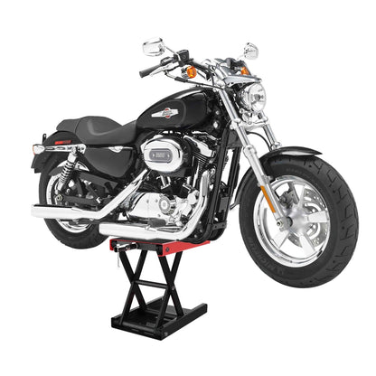 Fiernero 500KG Motorcycle Scissor Lift Jack | Wide Platform for Cruiser Bike Non-Slip Pad