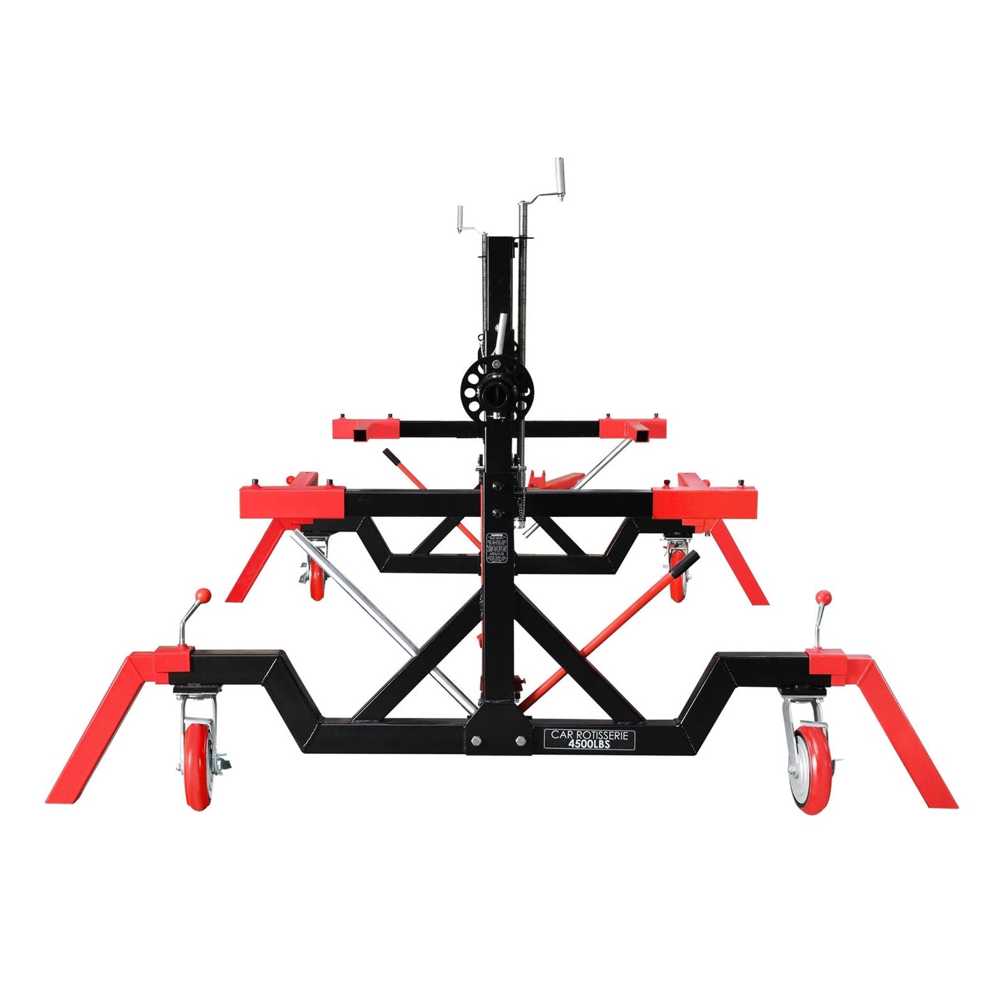 Fiernero 2000KG Car Rotisserie Heavy Duty Hydraulic | 360° Rotation Adjustable Length