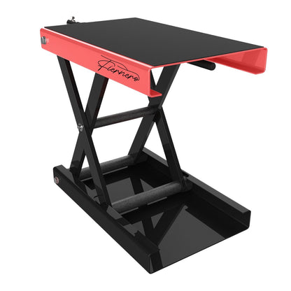 Fiernero 500KG Motorcycle Scissor Lift Jack | Wide Platform for Cruiser Bike Non-Slip Pad
