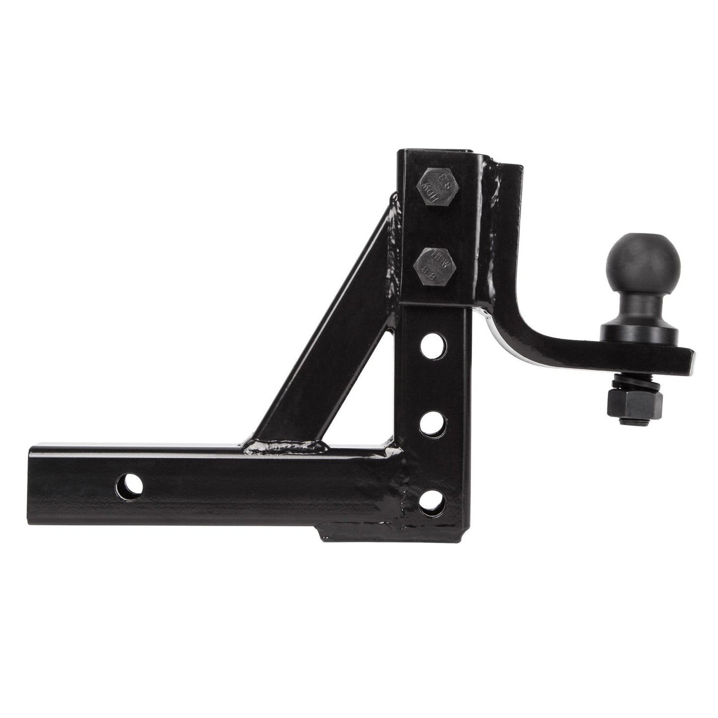 Fiernero 3500KG 16-Position Adjustable Tow Hitch Towbar for 2" Receiver w/ Pin Lock
