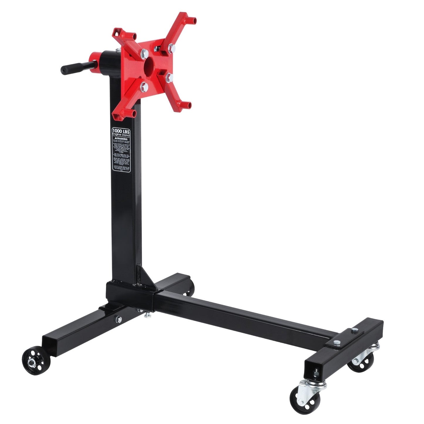 Fiernero 450KG Professional Engine Repair Stand | 360° Rotating Head H-Base Adjustable Arms