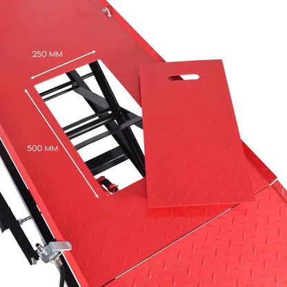 Fiernero 500 kg Hydraulic Motorcycle Lift Table | 1.9m Deck & Foot-Pump Operation