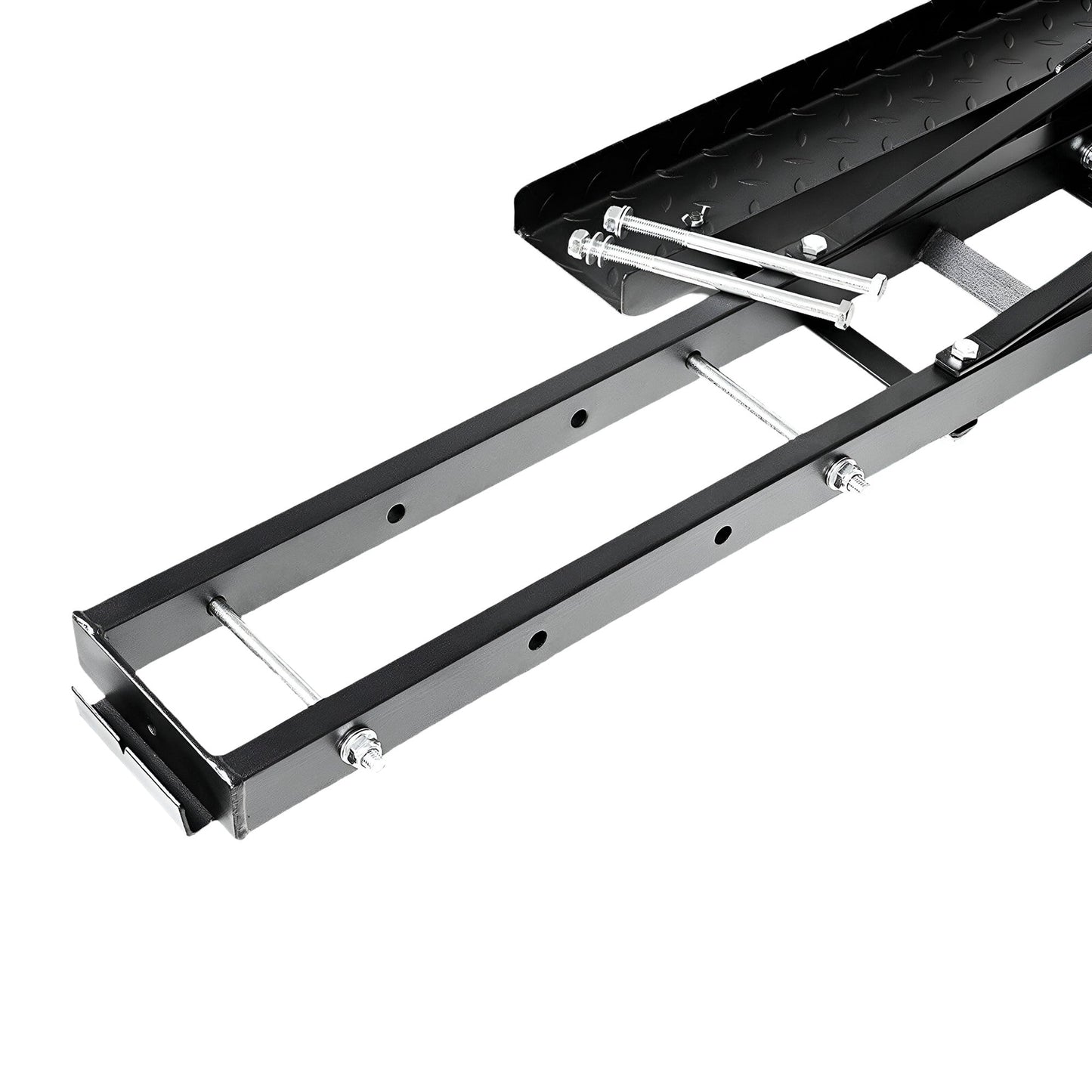Fiernero 227KG Mid-Towing Hitch Motorcycle Carrier Rack | Self-Storing Ramp