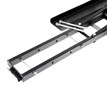 Fiernero 227KG Mid-Towing Hitch Motorcycle Carrier Rack | Self-Storing Ramp