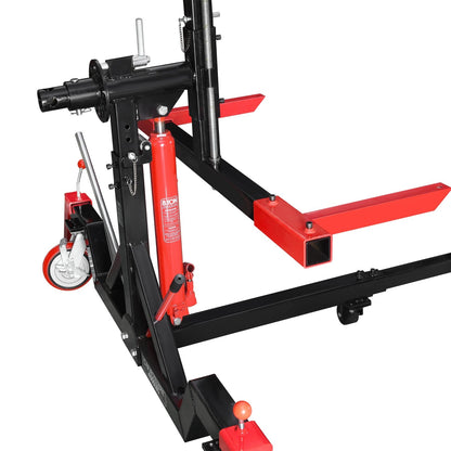 Fiernero 2000KG Car Rotisserie Heavy Duty Hydraulic | 360° Rotation Adjustable Length