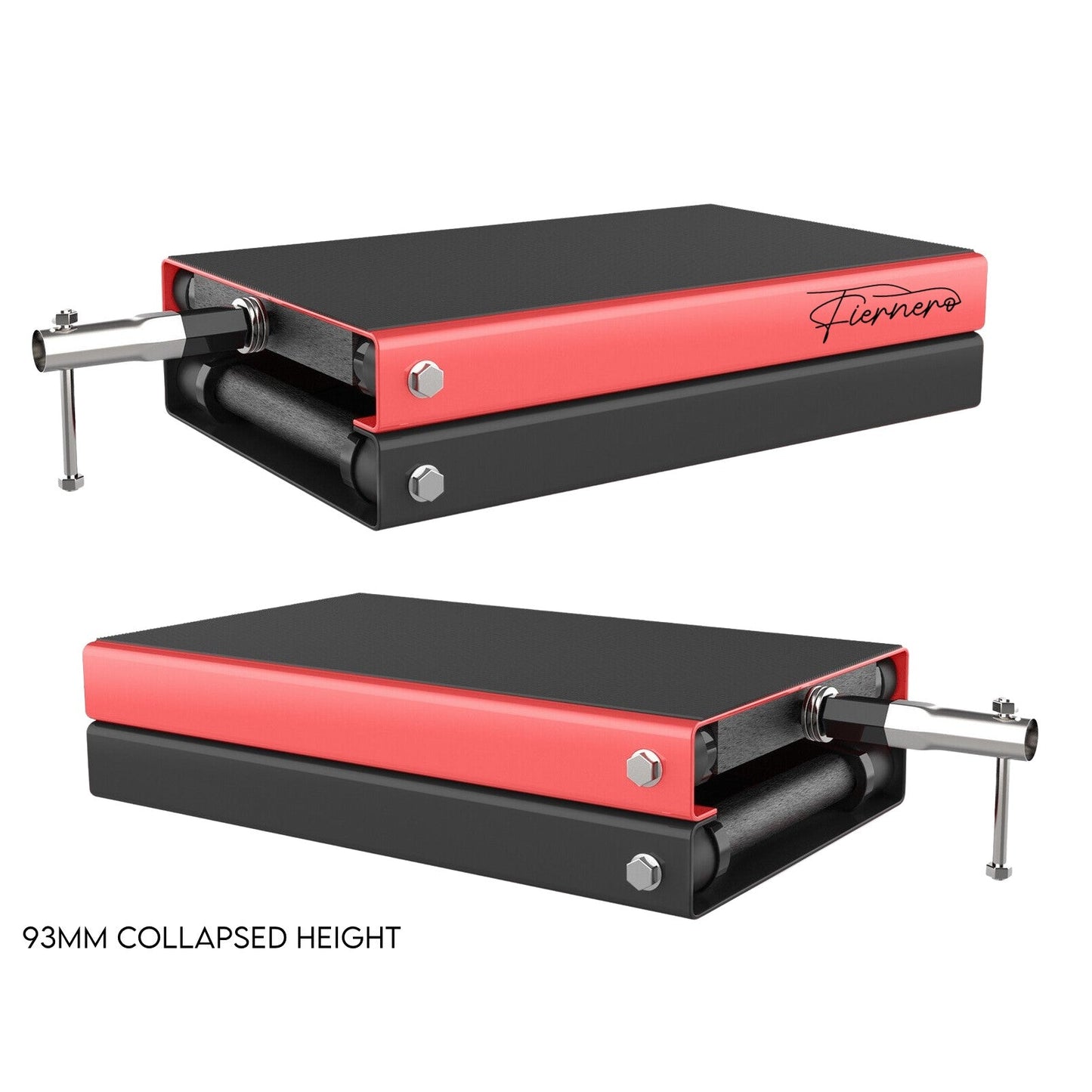 Fiernero 500KG Motorcycle Scissor Lift Jack | Wide Platform for Cruiser Bike Non-Slip Pad