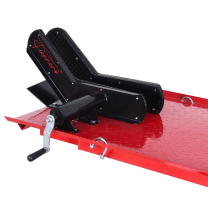 Fiernero 500 kg Hydraulic Motorcycle Lift Table | 1.9m Deck & Foot-Pump Operation