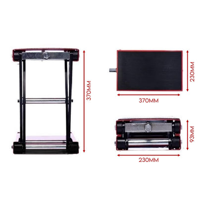 Fiernero 500KG Motorcycle Scissor Lift Jack | Wide Platform for Cruiser Bike Non-Slip Pad